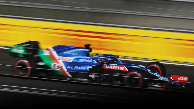 Fernando Alonso, en el GP de Arabia Saudí
